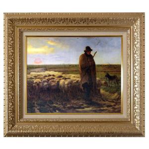 絵画 世界の名画シリーズ 額縁付 ジャン・バティスト・カミーユ