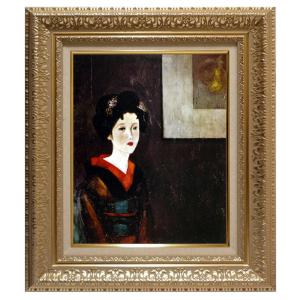 中島晃次 「 黎明富士 」 油絵 油彩画 F6 ( 6号 ) 絵画 洋画