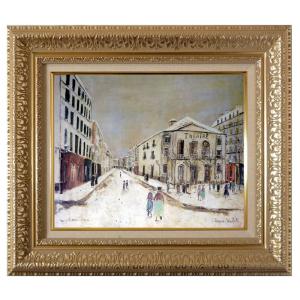 モーリス・ユトリロ Maurice Utrillo 「Vue de Montmartre. 1910