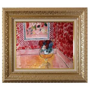 絵画 額装絵画 ラウル・デュフィ 「桟橋」 世界の名画シリーズ サイズ