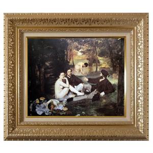 複製絵画 額装品 世界の名画 エドゥアール・マネ 「オランピア