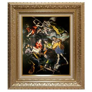 絵画 世界の名画シリーズ 額縁付 エル・グレコ 「受胎告知」 お買い得