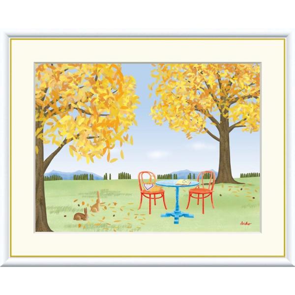 高精細デジタル額装版画 現代アート Mikoto 大きな木の風景 鈴木みこと (すずき みこと) 「...