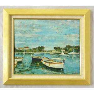 小澤勇寿郎　テアトル広場　美品の油絵です 小澤勇寿郎 テアトル広場 美品の油絵です 絵画 油絵 小澤勇寿郎 作