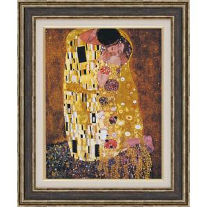 グスタフ ・ クリムト 「 接吻 」 彩美版R シルクスクリーン