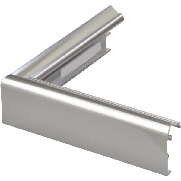 額縁　油絵/油彩額縁 アルミフレーム 仮縁 6551（DX） M30号 ステン ( シルバー系 )