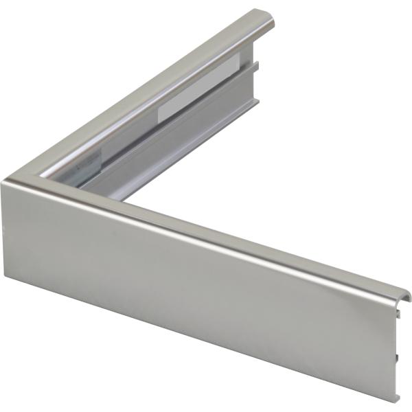 額縁　油絵/油彩額縁 アルミフレーム 仮縁 6552（O型） P10号 ステン ( シルバー系 )