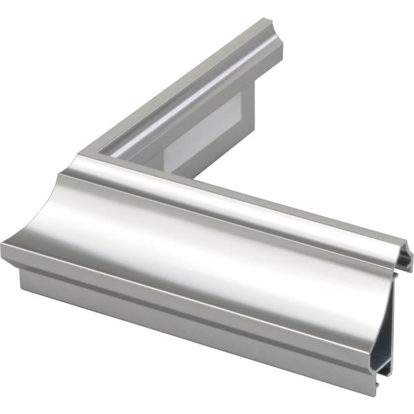 油絵用 アルミ額縁 仮縁 6556（菊型） M30号 ステン ( シルバー系 )