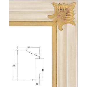 額縁　油絵/油彩額縁 出展用本縁 仮縁 7758 F12号 P12号 M12号 アンティークアイボリー｜touo