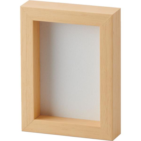 額縁 写真立て 木製フレーム 7916 ハガキサイズ ナチュラル