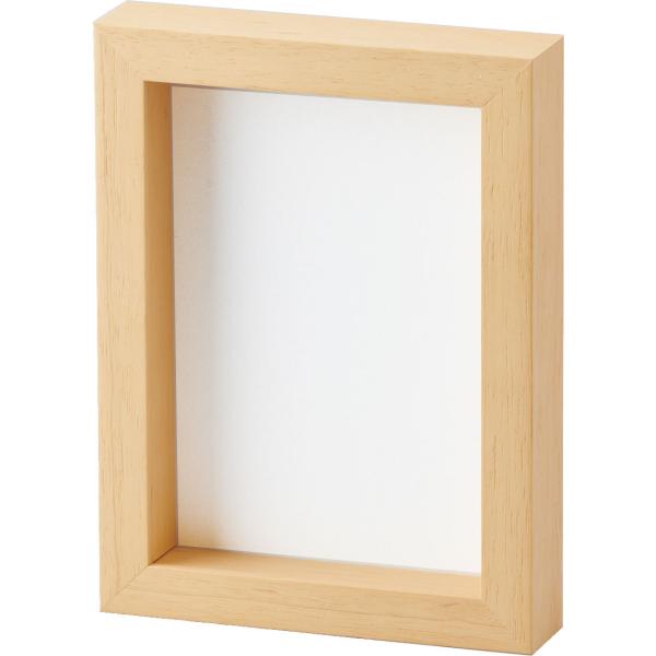 額縁 写真立て 木製フレーム 7916 キャビネサイズ ナチュラル