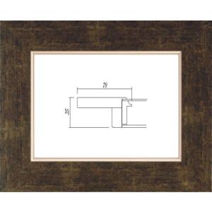 油絵用額縁 3463dbr