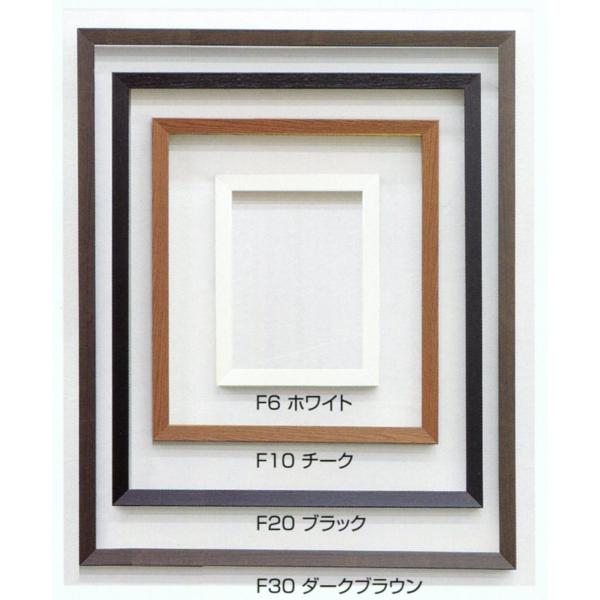 油絵用 木製仮縁 （枠のみ ガラス、アクリルなし 裏板なし 展覧会・公募展用） 3485 F10号 ...