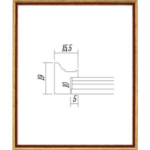 デッサン用額縁 木製フレーム 5902 三三サイズ G/エンジ ゴールド｜touo
