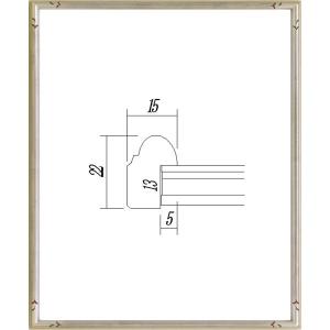 デッサン用額縁 木製フレーム 7201 大衣サイズ シルバー｜touo