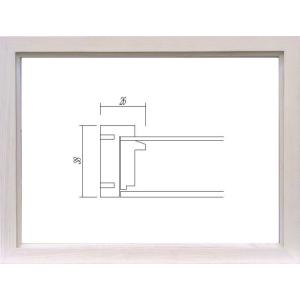 油絵用 額縁　アートフレーム 9978 サイズ F6号 ホワイト 白｜touo