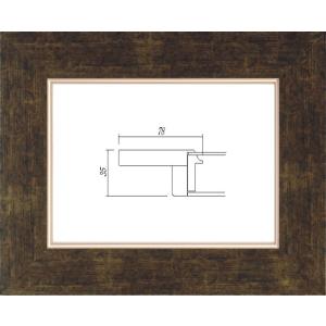油絵用額縁 3463dbr