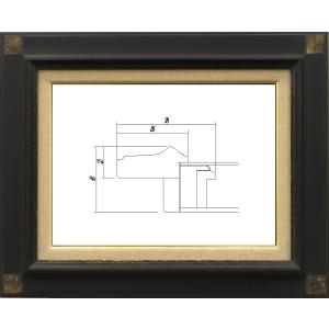 油絵用額縁 7722bl