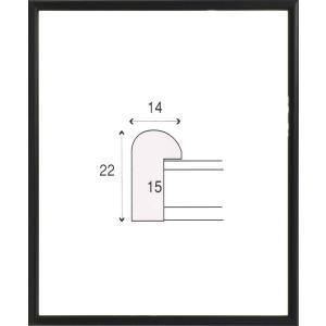 デッサン用額縁 木製フレーム 6700 三三サイズ ブラック｜touo