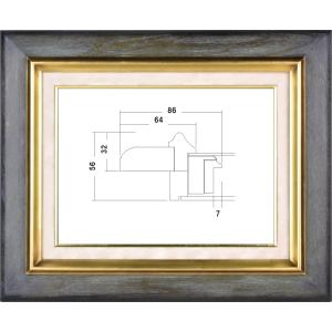 油絵用額縁 7751wg
