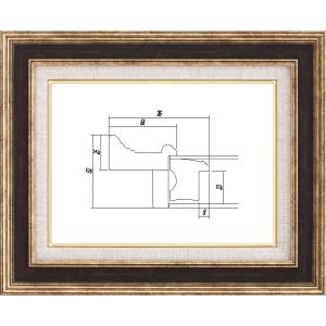 油絵用額縁 8159gbr