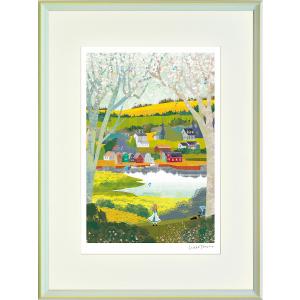 生田明 プロバンス フランス 絵画 海 風景画 油絵 インテリア 一点物