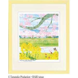 花と草木の油彩画 田村誠司「無題」 花 絵画 菖蒲 鳥 シジュウカラ 和風 ジークレー 版画 田村仁美 「初夏