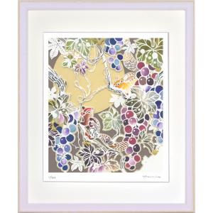 絵画 額装絵画 マリー・ローランサン 「母と子」 世界の名画シリーズ