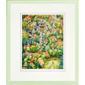 シルクスクリーン版画 吉岡浩太郎 30角 300X300mm シートのみ 「彩の