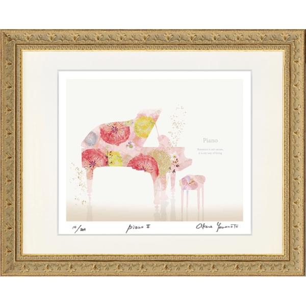 ジークレー版画 額装絵画 Akane 「Violin2 -This Is My Romance-」 ...