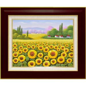 油彩画 洋画 肉筆絵画 セレクトアート (額縁 フレーム付き)