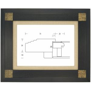 亜土マット付 青黒 サイズF6号｜touo