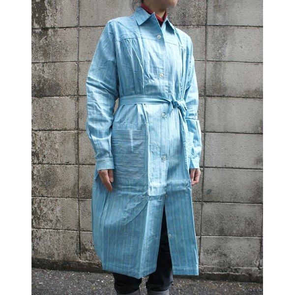 スウェーデン軍放出 レディース ホスピタルコート JC060NN グリーンストライプ 44サイズ 〔...