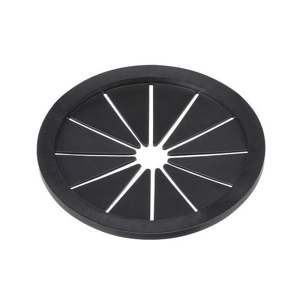 （まとめ）伸晃 菊割れゴム 80mmタイプ ブラック SP-213 1個〔×10セット〕