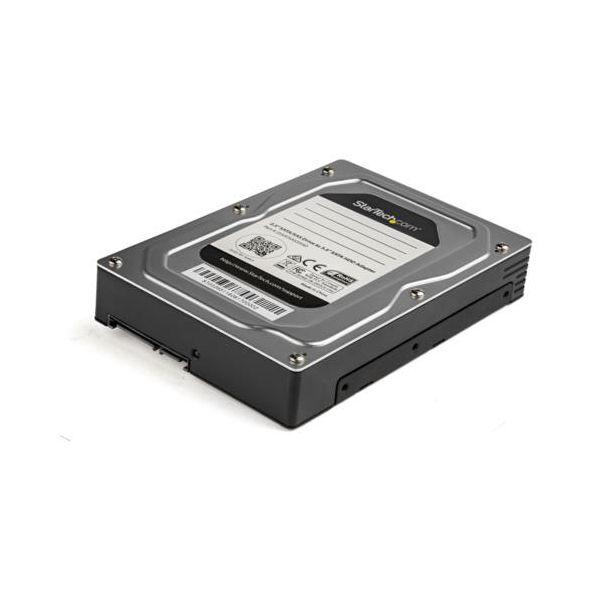 StarTech.com 3.5インチベイ内蔵HDDケース 2.5インチHDD／SSD対応 シルバー...