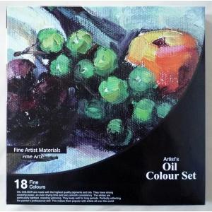画材 18色 油絵の具セット 12ml×18色...の詳細画像1