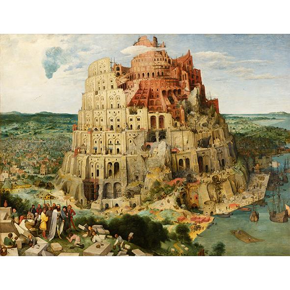 絵画 複製名画 キャンバスアート 世界の名画シリーズ ピーテル・ブリューゲル 「 バベルの塔 」 サ...