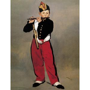 絵画 複製名画 キャンバスアート 世界の名画シリーズ エドゥアール・マネ 「笛吹く少年」 サイズ 20号｜touo