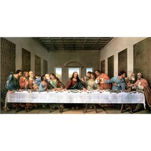絵画 複製名画 キャンバスアート 世界の名画シリーズ レオナルド・ダ・ヴィンチ 「 最後の晩餐 」 サイズ 20号｜touo