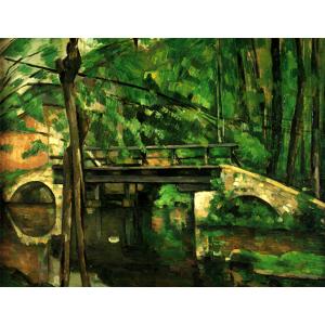 絵画 複製名画 キャンバスアート 世界の名画シリーズ ポール・セザンヌ 「 マンシーの橋 」 サイズ 15号｜touo