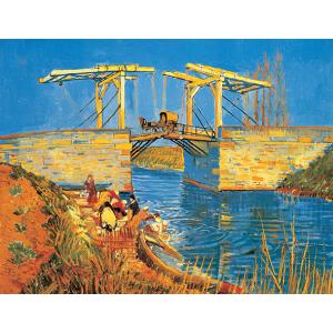 絵画 複製名画 キャンバスアート 世界の名画シリーズ ヴィンセント・ヴァン・ゴッホ 「 アルルの道橋 」 サイズ 20号｜touo