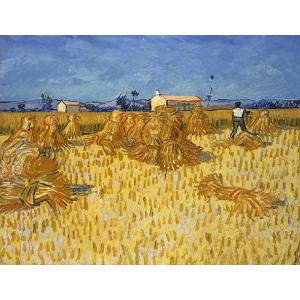 絵画 複製名画 キャンバスアート 世界の名画シリーズ ヴィンセント・ヴァン・ゴッホ 「 プロヴァンスの収穫 」 サイズ 10号｜touo