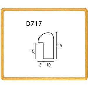 水彩用額縁 木製フレーム D717 アクリル付 F6号｜touo