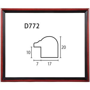 デッサン用額縁 木製フレーム D772 アクリル付 半切｜touo