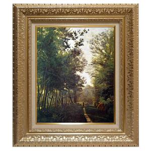 絵画 額装絵画 マリー・ローランサン 「母と子」 世界の名画シリーズ