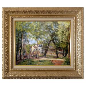 絵画 額装絵画 ピエール・オーギュスト・ルノワール 「花持つ少女