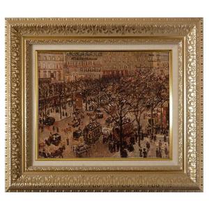 絵画 額装絵画 シャガール 「私と村」 世界の名画シリーズ サイズ P12