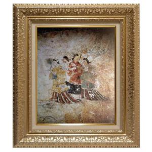 絵画 世界の名画シリーズ フレーム 額縁付 青木繁 「海の幸」 お買い得