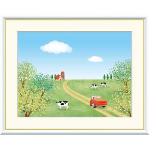 高精細デジタル版画額装絵画