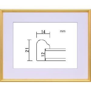 水彩用額縁 木製フレーム アクリル仕様 PF102A サイズF10号｜touo